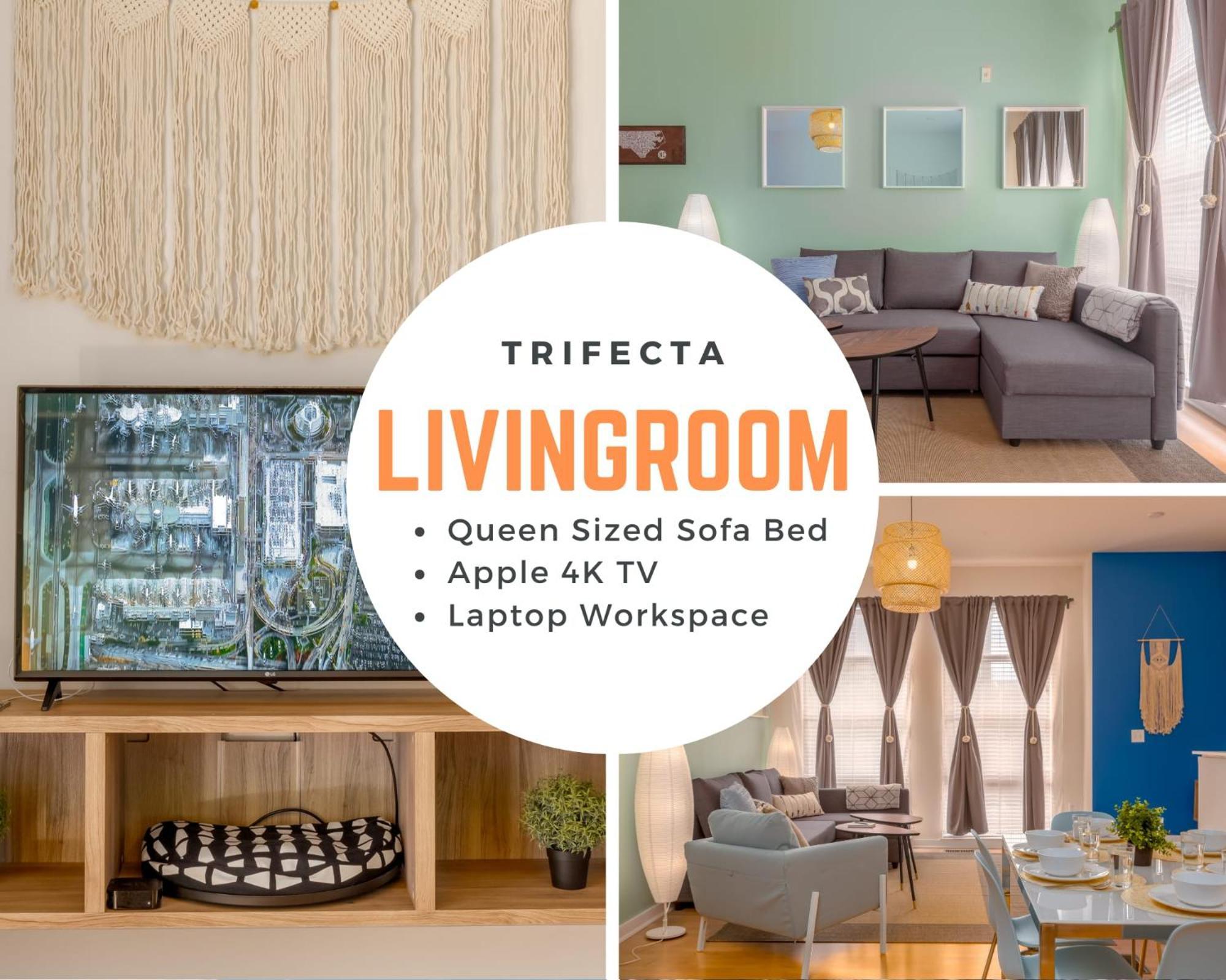 Trifecta 10 Min Walk To 7th St Market Superhost Apartamento